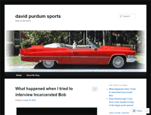 Tablet Screenshot of davidpurdumsports.com